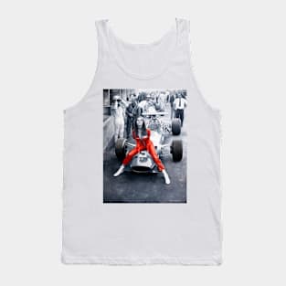 Ferrari 312F1 & Lady in Red Tank Top